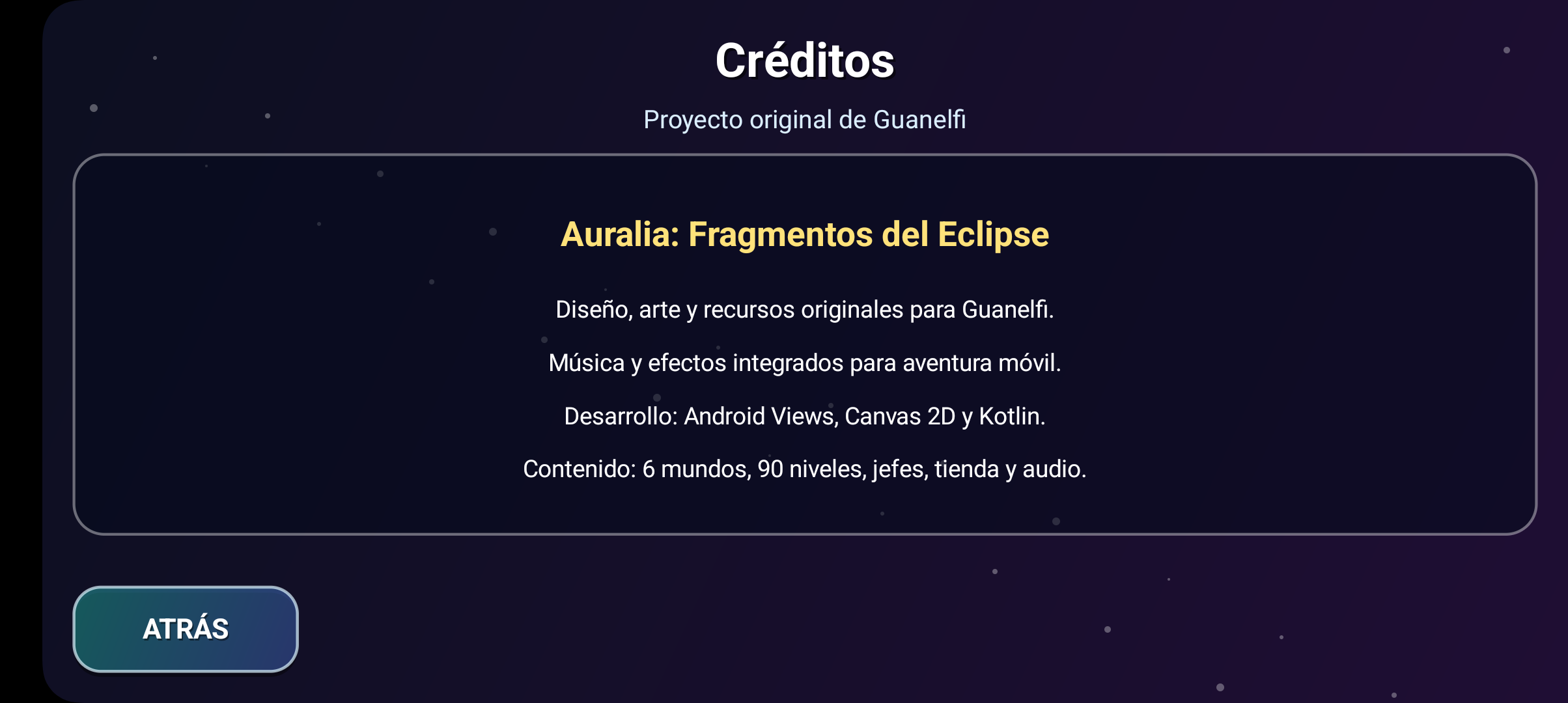 Creditos de Auralia